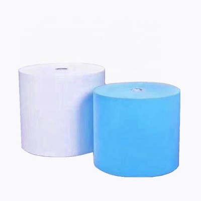 White Pp Fabric For Disposable KN95 N95 Pink Soft Plain White Blue Customized Anti Medical Technics